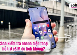 Cách kiểm tra nhanh điện thoại hỗ trợ eSIM du lịch không?