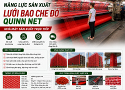 🔴 LƯỚI BAO CHE ĐỎ QUINN NET – BỀN MÀU, BỀN CÔNG TRÌNH