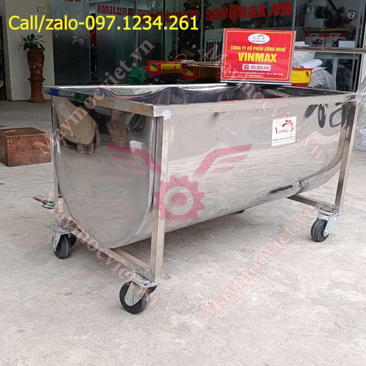 Xe tra cám inox VMTC1000