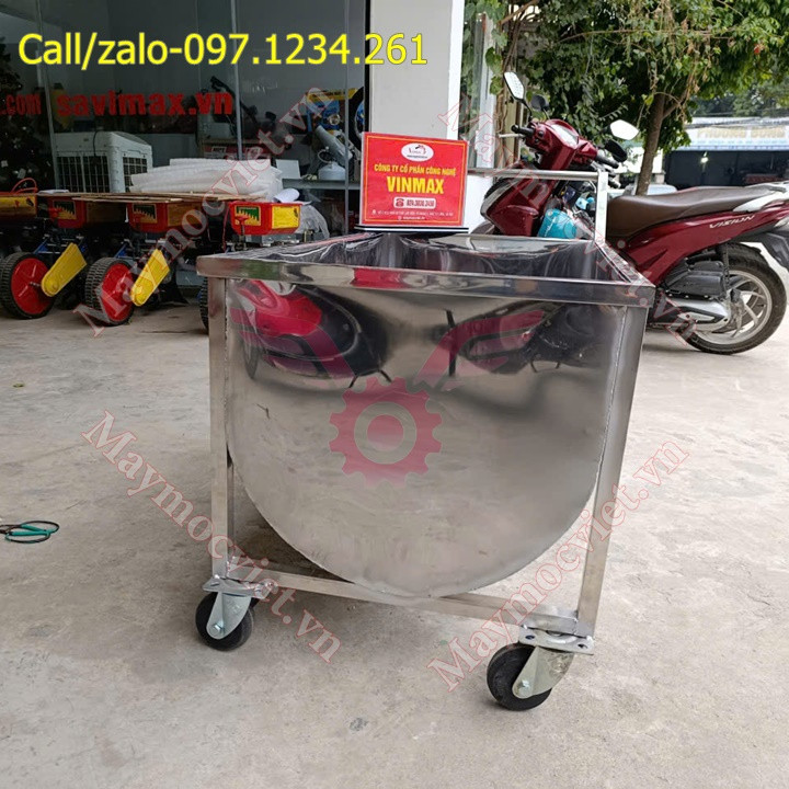 Xe tra cám inox VMTC1000