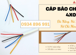 Cáp Tín Hiệu Báo Cháy 4x0.22mm² Tại Đà Nẵng, Quảng Nam – Giá Tốt Cho Dự Án