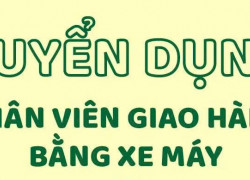 THÀNH HƯNG FOOD tuyển NV giao hàng bằng xe máy
