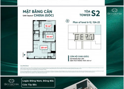 Căn góc 2PN2WC View Quảng trường Xứ Đông - Giá trị hiếm có