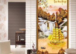 Tranh gạch 3d thuận buồm xuôi gió - BXC32
