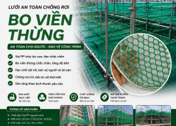 LƯỚI AN TOÀN CHỐNG RƠI BO VIỀN THỪNG QUINN NET