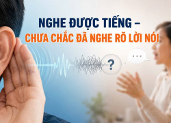 Nghe được tiếng – chưa chắc đã nghe rõ lời nói