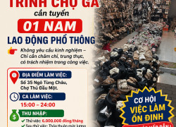 TUYỂN 1 NAM LAO ĐỘNG PHỔ THÔNG THỦ DẦU MỘT