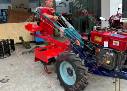 Máy xới đất ngồi lái GN61 Quế Hoa đủ phụ kiện
