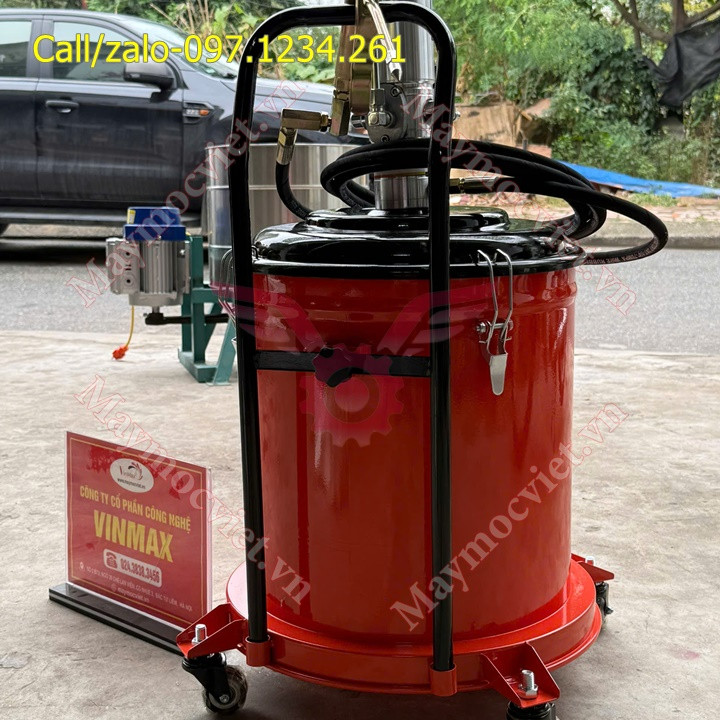 Máy bơm mỡ khí nén 35L Kumisai KMS35S