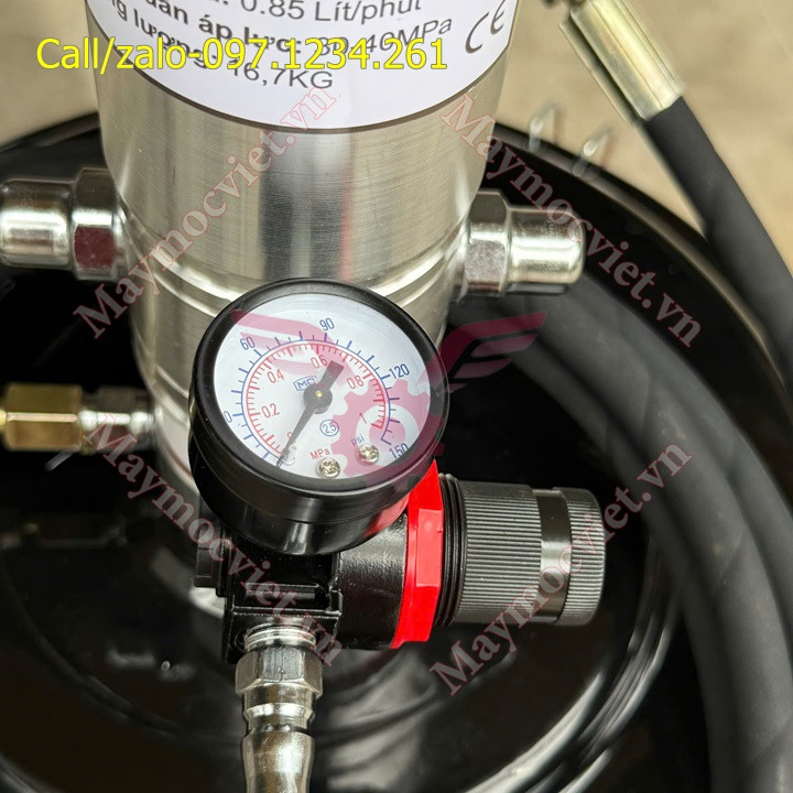 Máy bơm mỡ khí nén 35L Kumisai KMS35S