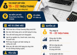 DTP TUYỂN DỤNG KỸ SƯ QS – SHOP DRAWING