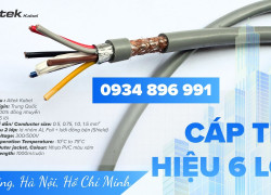Cáp Tín Hiệu Điều Khiển 6x1.5mm² Có Sẵn Bình Dương, Long An, Cần Thơ