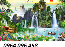 Tranh gạch 3d phong cảnh đồng quê - NXCV72