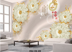 Tranh gạch 3d trang trí phòng khách - CX433