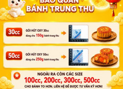 Gói Hút Oxy Secco Chống Mốc Cho Bánh Trung Thu Hiệu Quả, Chất Lượng Cao