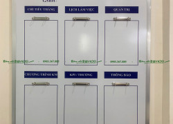 BẢNG THÔNG BÁO POLY TAIWAN GẮN KẸP GIẤY