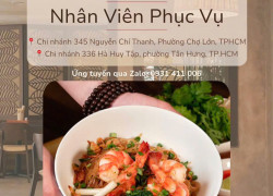 Tuyển nhân viên phục vụ full time - partime & NV bếp ca đêm