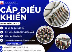 Cáp Điều Khiển ALTEK KABEL - Giải Pháp Truyền Tín Hiệu Ổn Định