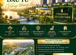 VINHOMES SÀI GÒN PARK – NHÀ PHỐ LIỀN KỀ  ĐẲNG CẤP - CHỈ TỪ 3,7 TỶ