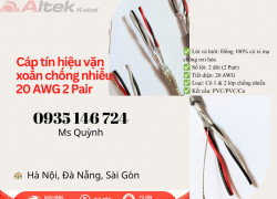 Cáp tín hiệu xoắn  20 AWG 2 Pair Altek Kabel