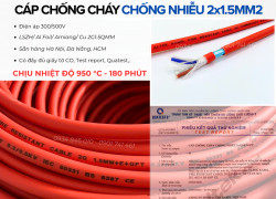 Cáp nguồn chống cháy chống nhiễu 2x1.5 Altek Kabel sẵn Quảng Ngãi, Bình Định, Đắk Lắk