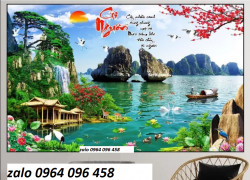Tranh gạch 3d phong cảnh đồng quê -MCV32