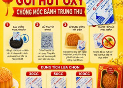 Cách Bảo Quản Gói Hút Oxy Chống Mốc Cho Bánh Trung Thu
