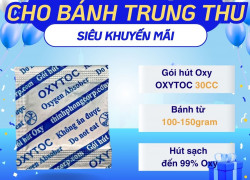 Gói OXYTOC giúp chống mốc bánh trung thu từ bước nào?