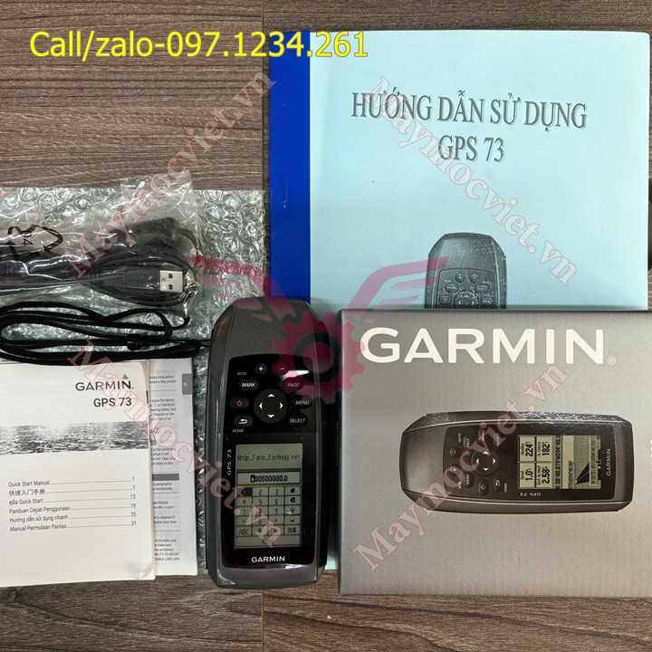 Máy định vị, đo diện tích cầm tay Garmin GPS73