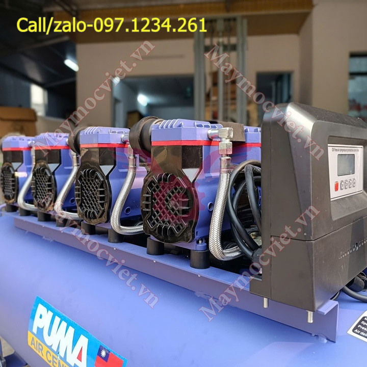Máy nén khí không dầu giảm âm 150L Puma 5.5Hp