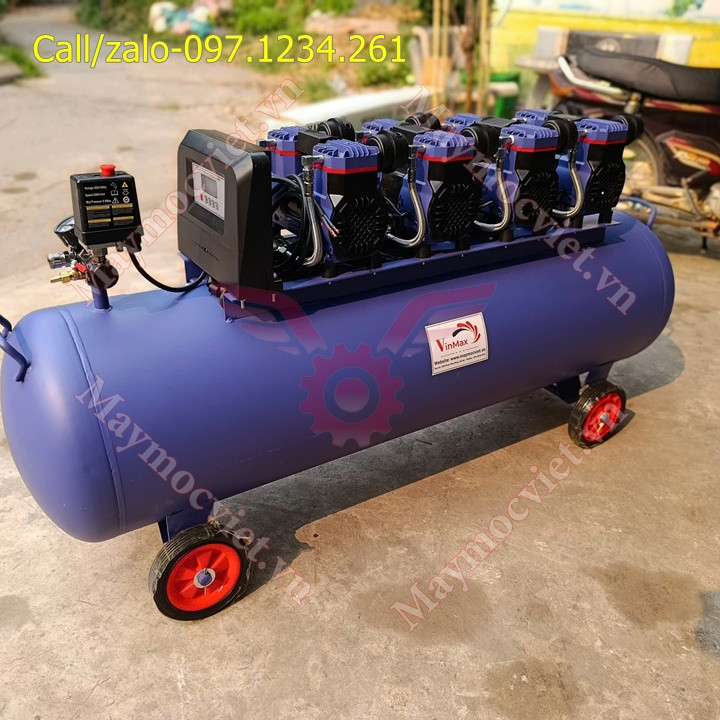 Máy nén khí không dầu giảm âm 150L Puma 5.5Hp