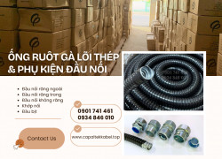 Ống ruột gà lõi thép phi 16, phi 20, phi 25, phi 32 tại Đà Nẵng