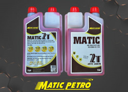 Nhớt MATIC 2T cho máy cưa, máy cắt cỏ, động cơ 2T- Giá tốt, sẵn kho tại Quận 12