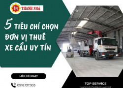 DỊCH VỤ CHO THUÊ XE CẨU LẮP ĐẶT MÁY MÓC TẠI AN GIANG