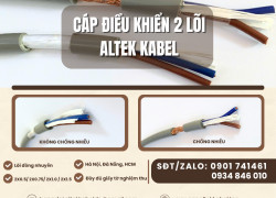Cáp mềm, cáp điều khiển Altek Kabel 2x0.5/ 2x0.75/ 2x1.0/2x1.5