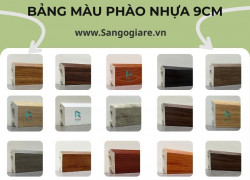 Phào Chân Tường Màu Trắng Bản 8cm, 9cm, 10cm, 11.5cm