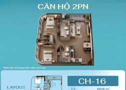 Quỹ căn 2PN góc 70m2 view ôm trọn 3 sân golf 950ha và Vịnh Hạ Long.