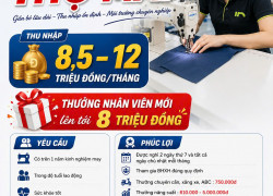Tuyển THỢ MAY làm tại KCN Cầu Tràm Tây Ninh ( Long An cũ )