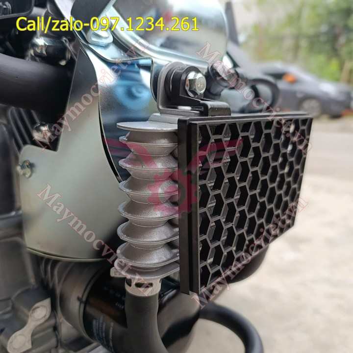 Động cơ xăng đề điện Rato R670EH kèm ắc quy