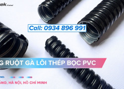 Ống Ruột Gà Lõi Thép Bọc PVC Phi 16 – Sẵn Kho TP.HCM, Long An, Tiền Giang
