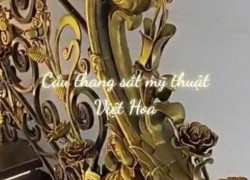 Gia công cầu thang sắt mỹ thuật NINH BÌNH