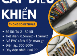 Cáp Điều Khiển ALTEK KABEL PVC Màu Ghi - Bền Bỉ, Dễ Thi Công