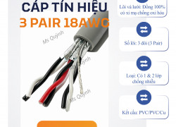 Cáp tín hiệu vặn xoắn 3 Pair 18AWG Altek Kabel