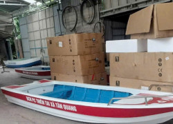 Thuyền nhựa composite dài 4m, 4,5m, 5m, 6m sản xuất theo yêu cầu