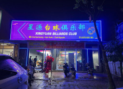 CHÍNH CHỦ CẦN SANG NHƯỢNG MẶT BẰNG và THANH LÝ BÀN CHINESE POOL,VẠN XUÂN ,THÁI NGHUYÊN