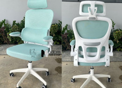 Ghế làm việc lưng lưới hỗ trợ cột sống CM4563-2M tại HCM