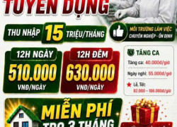 CÔNG TY ĐIỆN TỬ TUYỂN DỤNG CÔNG NHÂN SẢN XUẤT