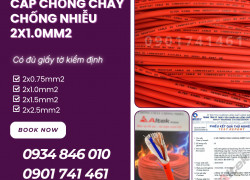Dây tín hiệu chống cháy chống nhiễu 2x1.0 Altek kabel sẵn Đà Nẵng, Huế, Bình Định