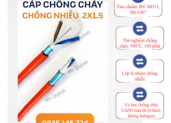 Cáp chống cháy chống nhiễu 2x1.5 Altek Kabel 180 phút