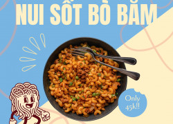 Nui Tươi Sốt Bò Bằm Slurp – Nui Mềm Dai, Sốt Bò Đậm Đà